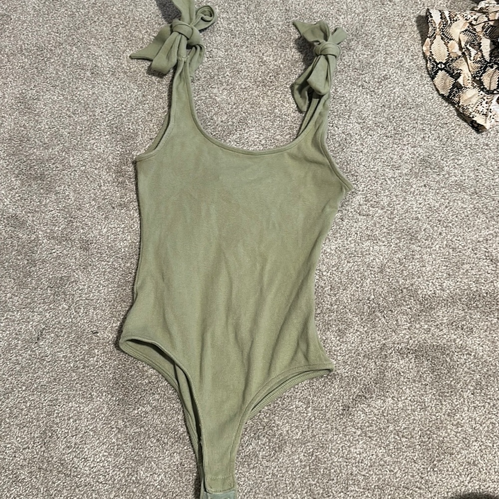 Green bodysuit